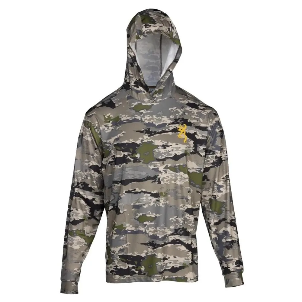Https3A2F2Fmedia.chattanoogashooting.com2Fimages2Fproduct2Fqh30108634012Fqh30108634-1.Webp Browning hooded long sleeve tech shirt ovix camo s - image 1
