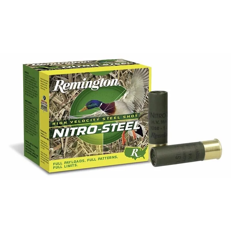 Https3A2F2Fmedia.chattanoogashooting.com2Fimages2Fproduct2Frt208532Frt20853-1.Webp Remington nitro-steel hi-velocity magnum load shotshell 10ga 3-1/2" 1-1/2 oz #2 1450 fps 25/ct - image 1