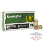 Remington UMC Handgun Ammunition .380 ACP 95 gr FMJ 955 fps 50/ct
