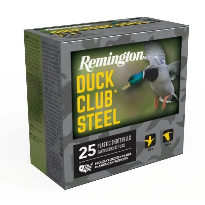 Https3A2F2Fmedia.chattanoogashooting.com2Fimages2Fproduct2Frtr267812Frtr2084165 Remington duck club steel shotshells 12ga 3" 1-1/4oz 1400 fps #bb 25/ct - image 1