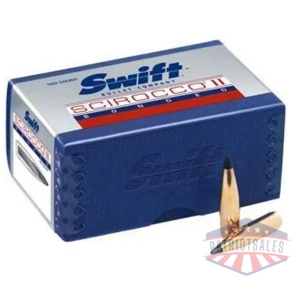 swift scirocco ii bullets .30 cal .308" 165 gr bts 100/ct