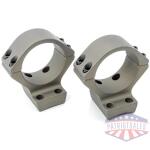 Talley Browning X-Bolt Scope Mounts 30mm Low 20 MOA Short/Super Short Smoked Bronze