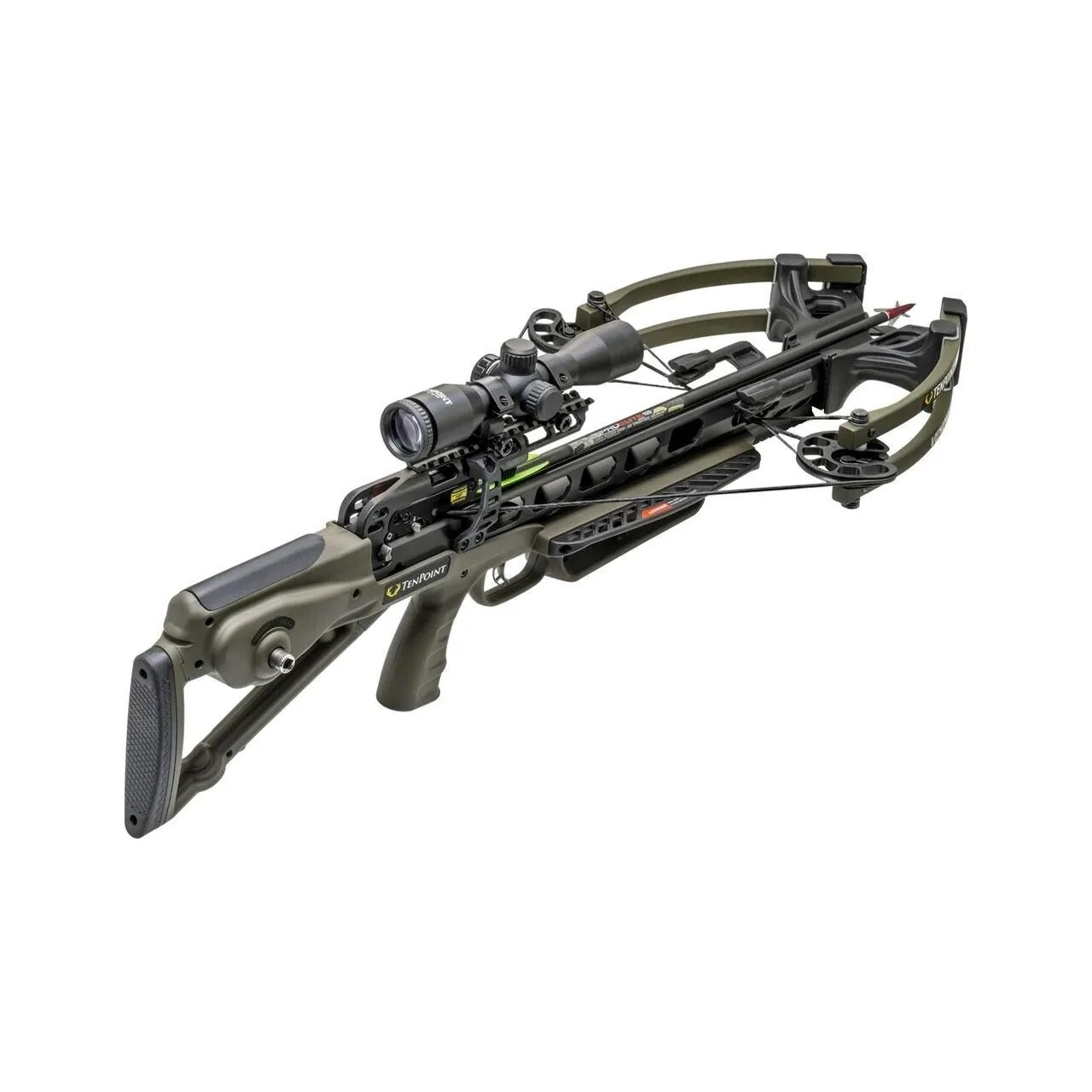 Https3A2F2Fmedia.chattanoogashooting.com2Fimages2Fproduct2Ftpcb2400715592Ftpcb240071559-3 Tenpoint crossbow venom x acuslide pro-view 400 scope moss green - image 1
