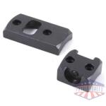 weaver 2-piece grand slam steel dovetail scope base - mauser fn black