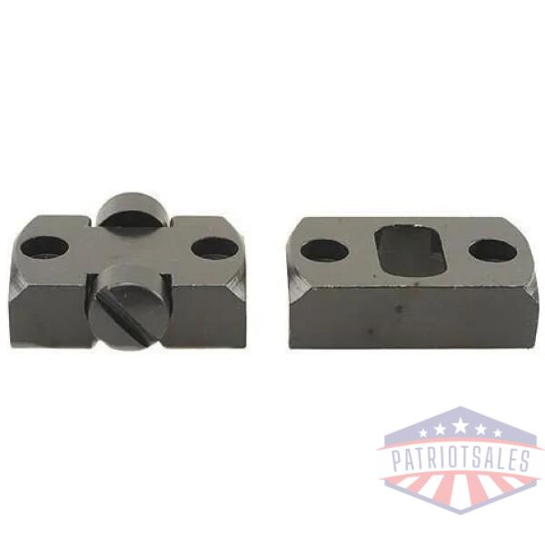 weaver 2-piece grand slam steel dovetail scope base - cva round receiver black