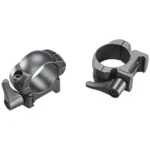 Weaver Grand Slam Leaver-Lok Top Mount Steel Scope Rings 1" Medium Matte