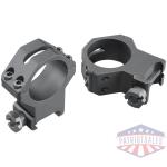 weaver 4-hole tactical picatinny aluminum scope rings 30mm x-high matte