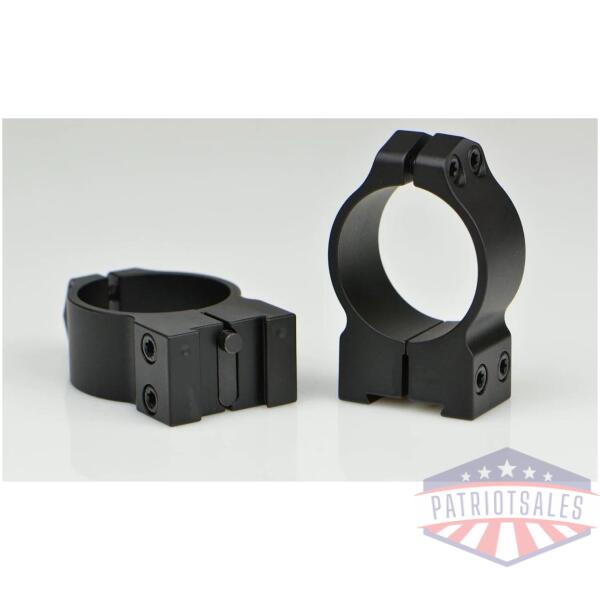 warne 2-piece maxima fixed scope ringmounts with grooved receiver - tikka 30mm medium matte