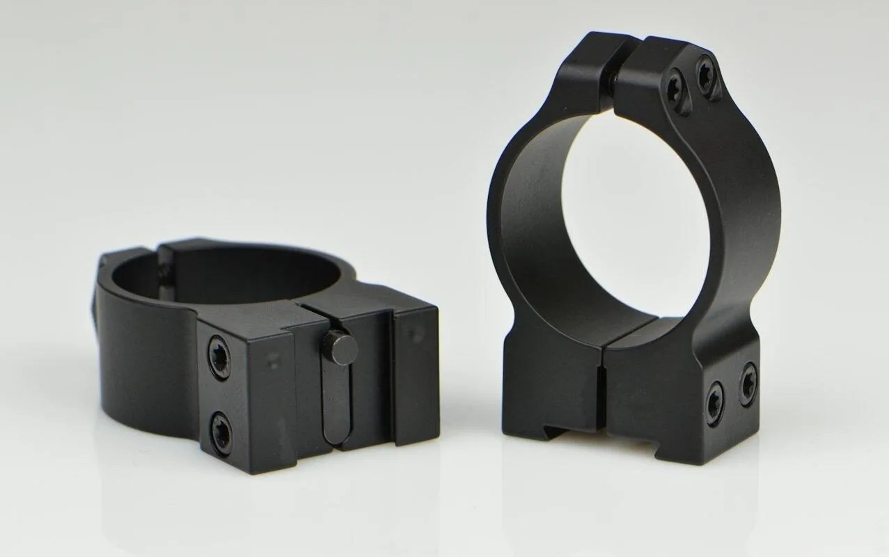 Https3A2F2Fmedia.chattanoogashooting.com2Fimages2Fproduct2Fwj14Tm2Fwj14Tm.webp Warne 2-piece maxima fixed scope ringmounts with grooved receiver - tikka 30mm medium matte - image 1