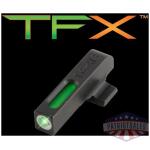 Truglo TFX Tritium/Fiber-Optic Day/Night Sights Beretta PX4 Storm Excluding Compact (Front Sight Only) - White Outline Front/Rear Green