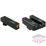 truglo tfx pro tritium/fiber-optic day/night sight - walther pps/m2 set pro orn