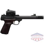 browning buck mark hunter 5.9 handgun .22 lr 10rd magazine 5.9" threaded barrel vortex crossfire red dot sight