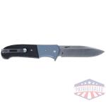 CRKT Ignitor Assisted Folding Knife 3-1/2" Drop Point Blade Black and Blue