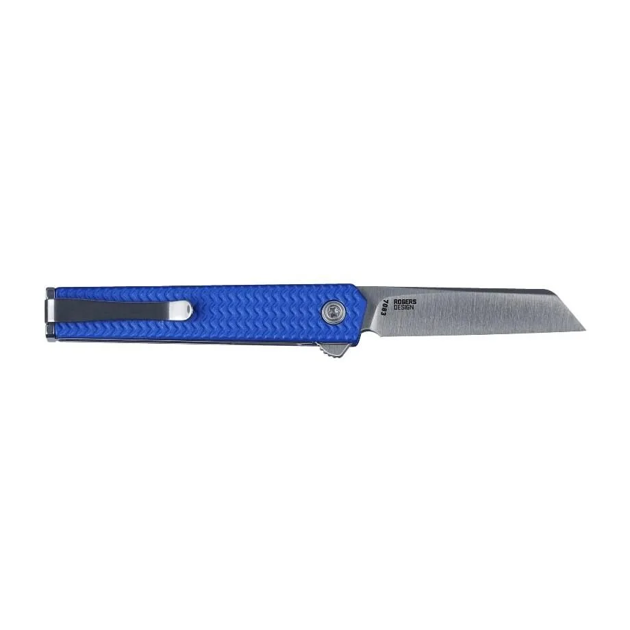 Https3A2F2Fmedia.chattanoogashooting.com2Fimages2Fproduct2Fzb70832Fzb7083-1.Webp Crkt ceo microflipper folding knife 2-1/5" sheepsfoot blade blue - image 1
