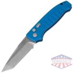 Hogue Ballista I Automatic Folder Knife 3 1/2" Tanto Blade Blue