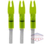 LUMENOK LIGHTED NOCK - GT-SERIES GREEN 3PK - Image 3