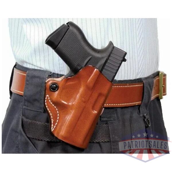 desantis mini scabbard holster - rh owb leather j-frm 2-2.25 tn