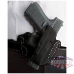 desantis mini slide holster - owb rh lthr for glock 17/19 bl