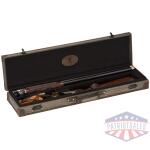 browning luggage case o/u & bt - to 32" dark madera wood grain