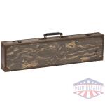 browning luggage case o/u & bt - to 32" dark madera wood grain