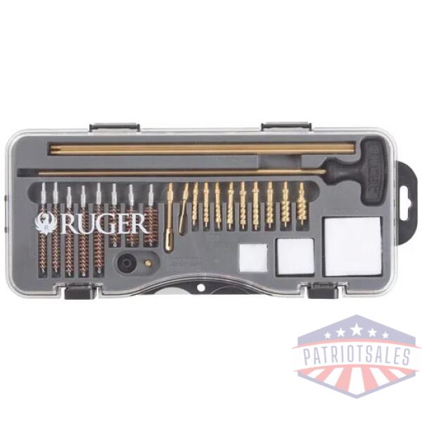 allen ruger rifle/handgun univ - cleaning kit in molded tool bx