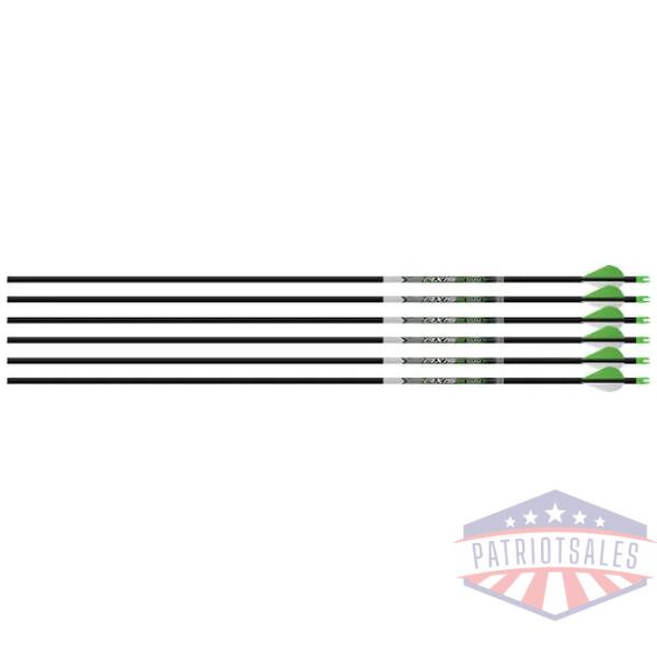 easton arrow axis 5mm 400 - 6-pack w/ 2" blazer vanes