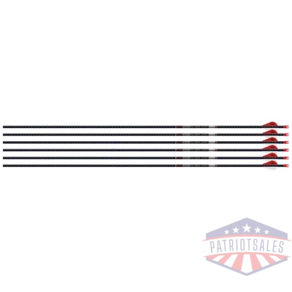 easton arrow 5mm fmj 340 w/ ho - 6-pack w/ 2" blazer vanes