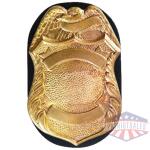 model 7350-04 badge holder oval, clip-on
