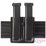 79 - slimline open top double magazine pouch