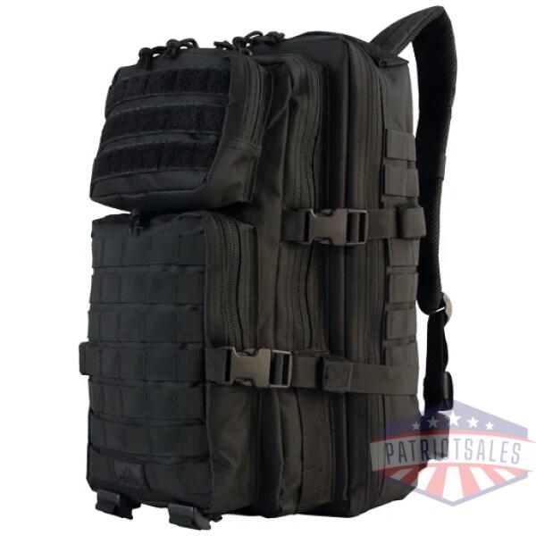 red rock assault pack - w/laser-cut molle webb black