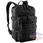 red rock transporter day pack - w/laser-cut molle webb black