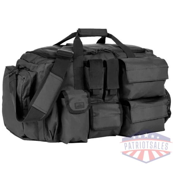 red rock operations duffle bag - 7 external utility pouches blk