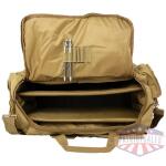 red rock operations duffle bag - 7 external utility pouches tan