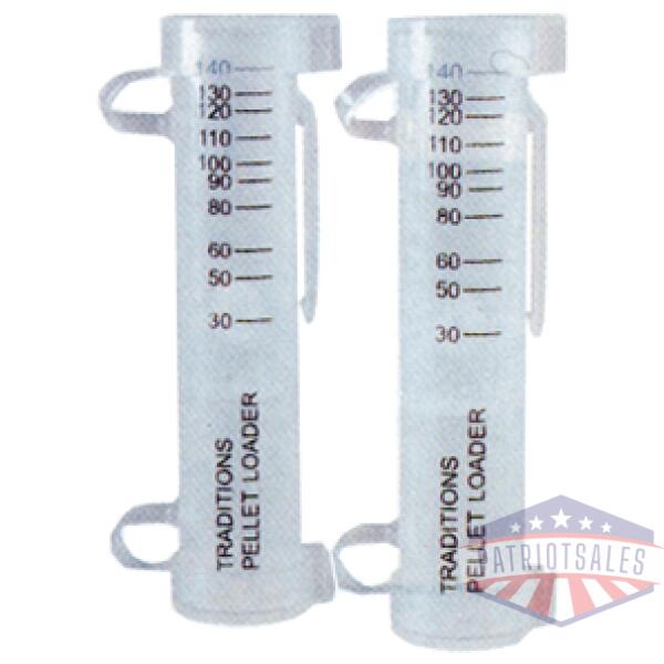 traditions pellet loader 2-pk - holds up to 3-50gr pellets