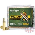 remington c-bee 22lr 33gr hp - low-vel 100rd 50bx/cs