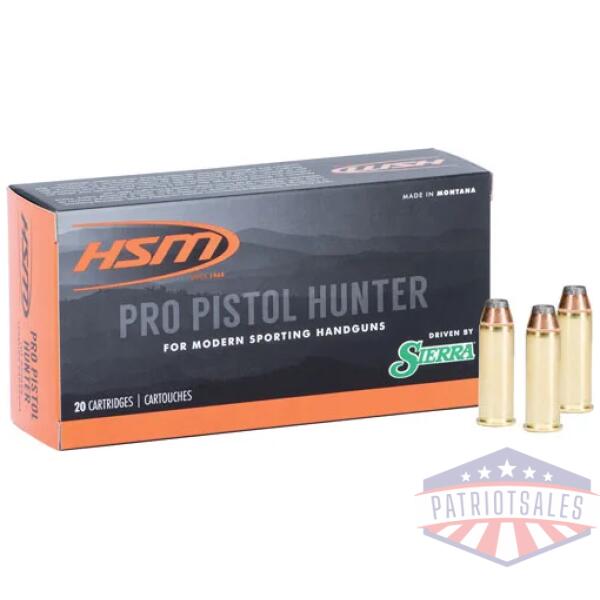 hsm pro pistol 45 lc 300gr jsp - 20rd 20bx/cs