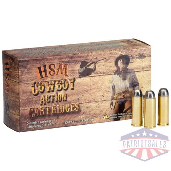 hsm 45 cowboy special 200gr - hard lead rnfp 50rd 10bx/cs
