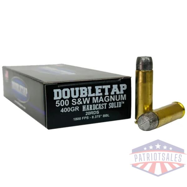 doubletap 500 s&w 400gr wfngc - 20rd 25bx/cs