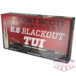 fort scott 8.6 blackout 235gr - tui solid copper 20rd 10bx/c