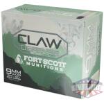 fort scott 9mm luger 115gr - claw defense fn 20rd 25bx/cs