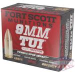 fort scott 9mm luger 125gr tui - copper subsonic 20rd 25bx/cs