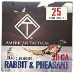 ati game load 20ga 2.75" 1oz - #4 250rd case lot