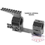 audere scope mount adversus - 30mm high black