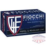fiocchi 38 special 158gr jhp - 50rd 20bx/cs