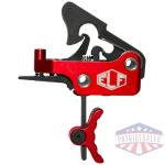 elftmann trigger apex ar-15 - curved adj 2.75-7lbs red