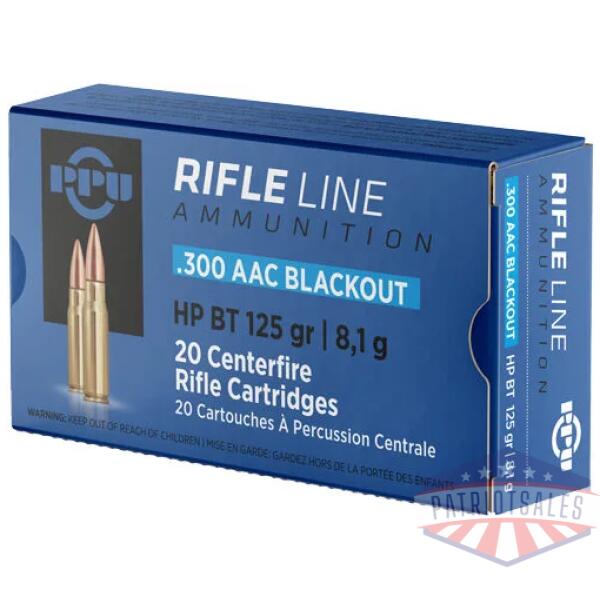 ppu 300 aac bthp 125gr - 20rd 50bx/cs
