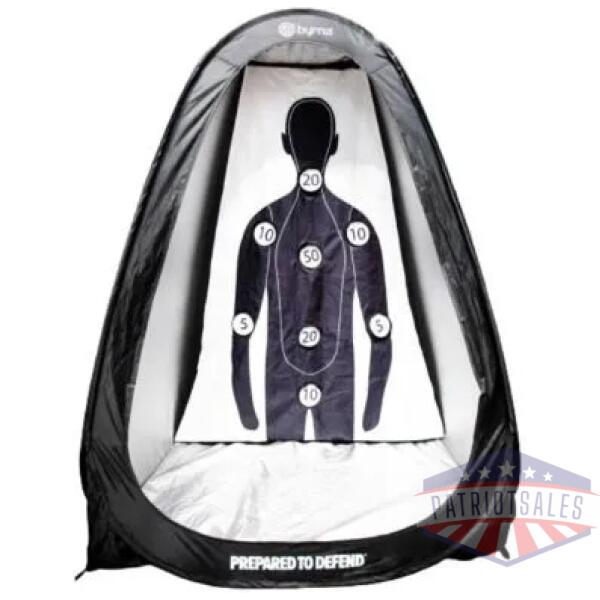 byrna full-size target tent - pop open design 66"x42"x42"