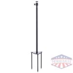 covert camera t60 field mount - powder coat blk w/ball mount