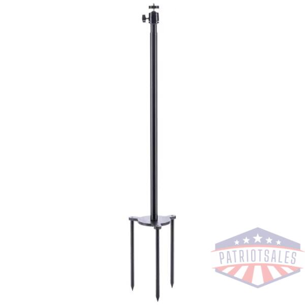 covert camera t60 field mount - powder coat blk w/ball mount