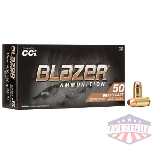 blazer brass 10mm 180gr fmj 50/1000